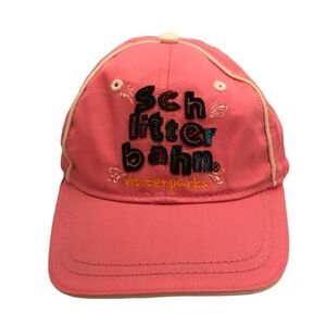 Kid's Sherry Schlitterbahn Water Park Hot Pink Baseball Hat